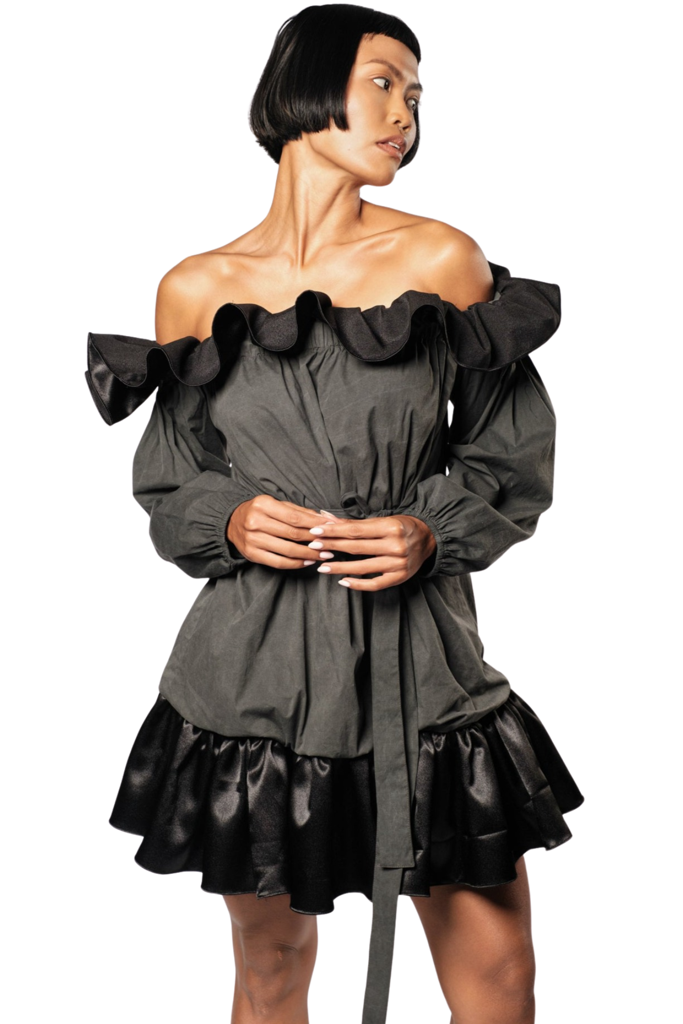 Carmen Ruffle Dress