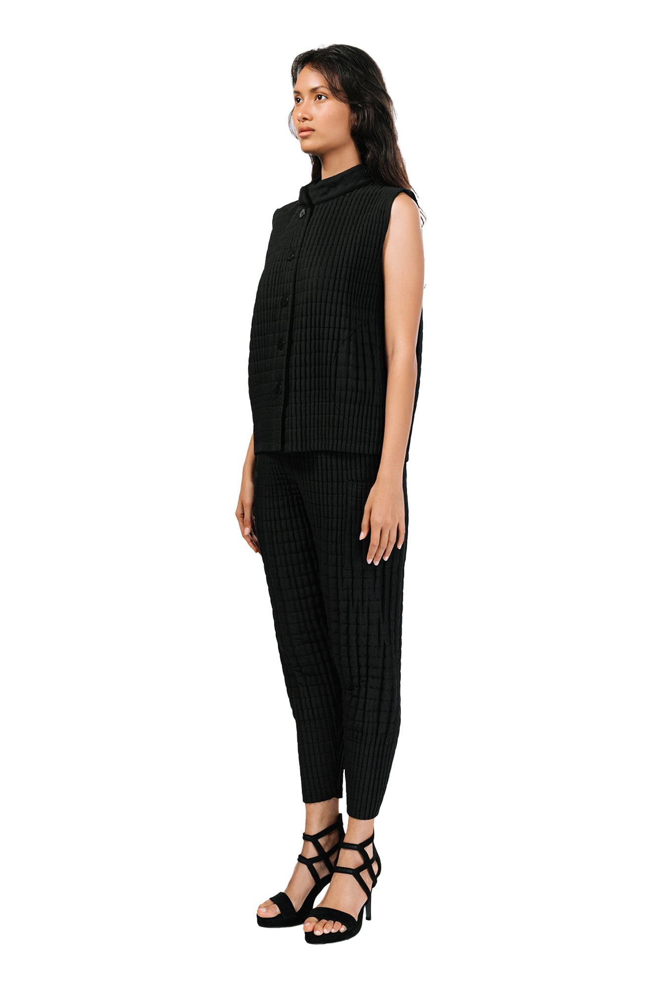 Pantalon long plissé Amerta