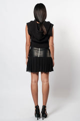 Lily Leather Skirt