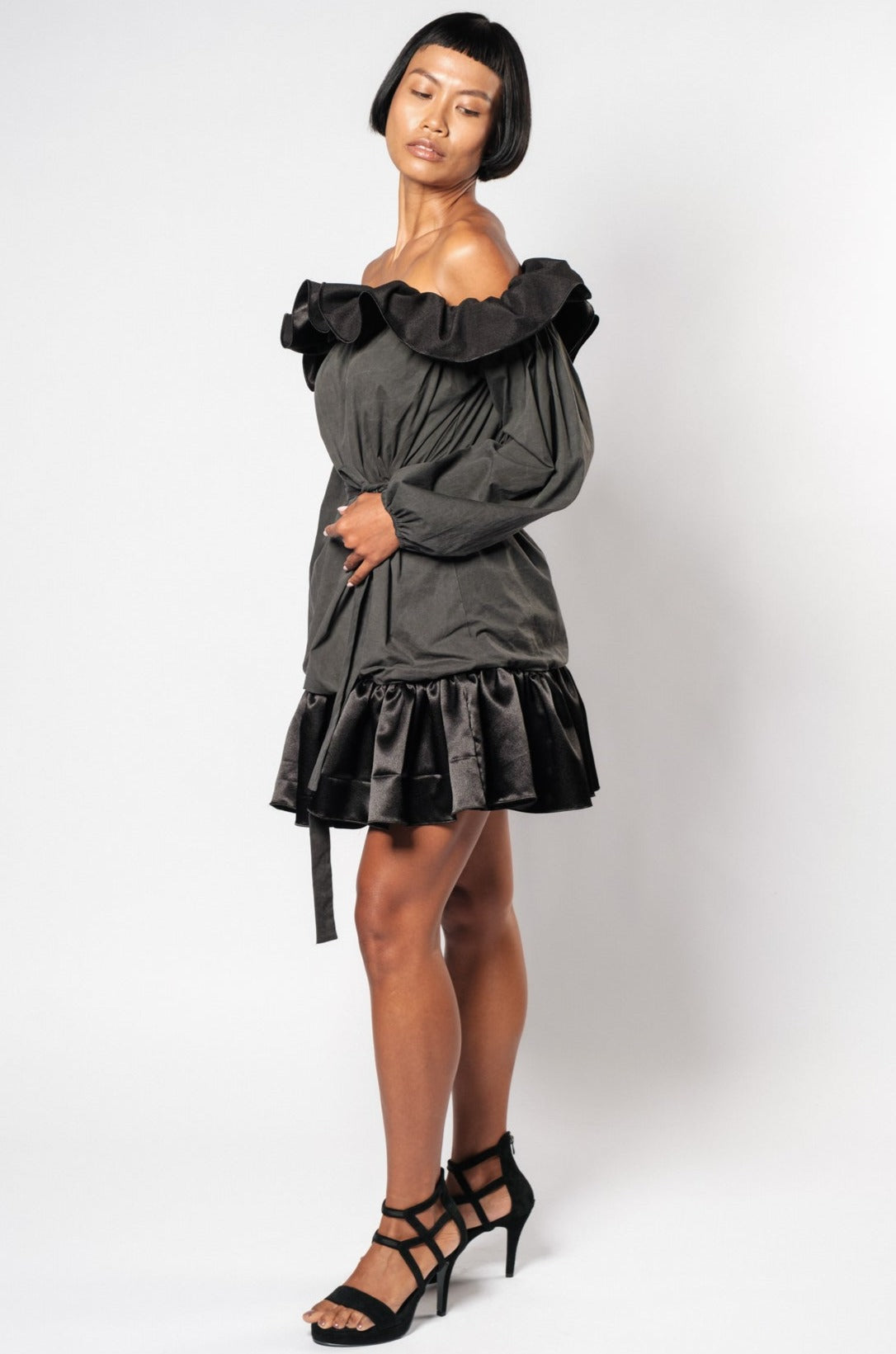 Carmen Ruffle Dress