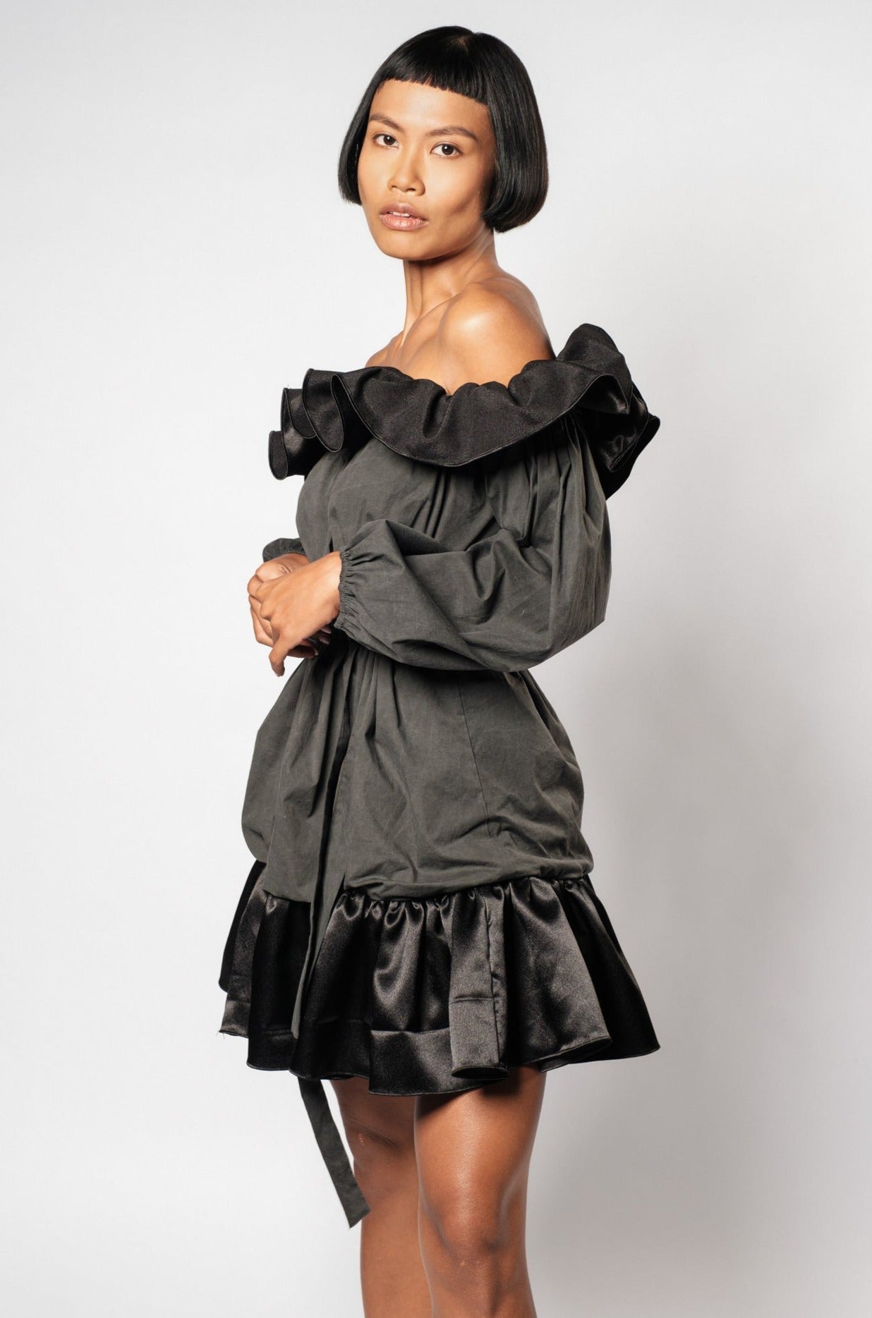 Carmen Ruffle Dress