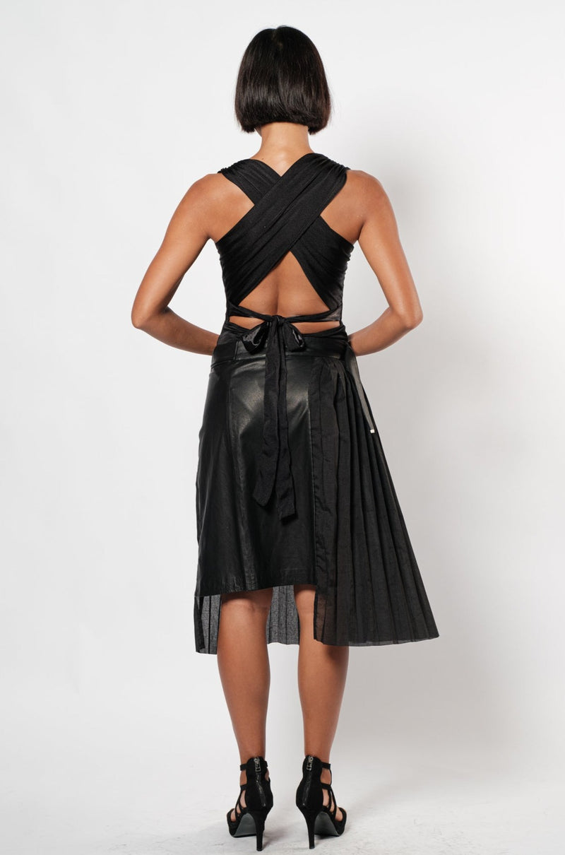 Yosa Leather Skirt