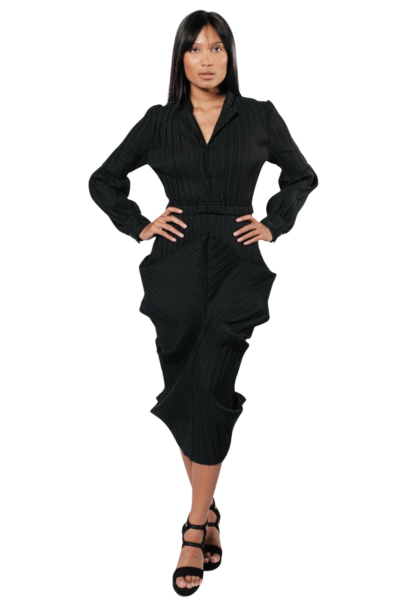 Jaoui, Robe plissée 