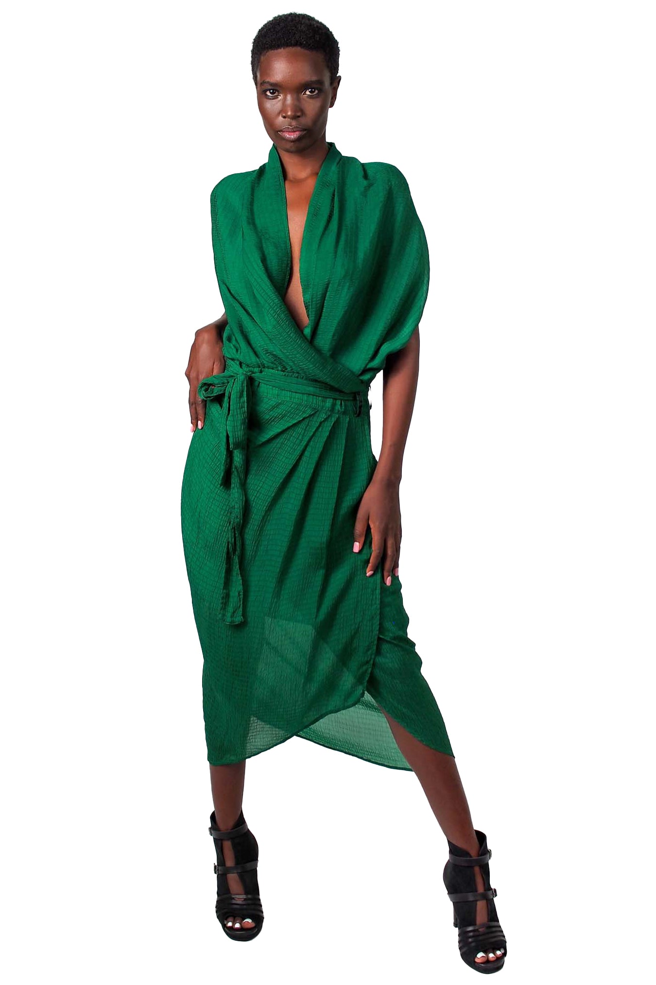 Volta Cupro Dress