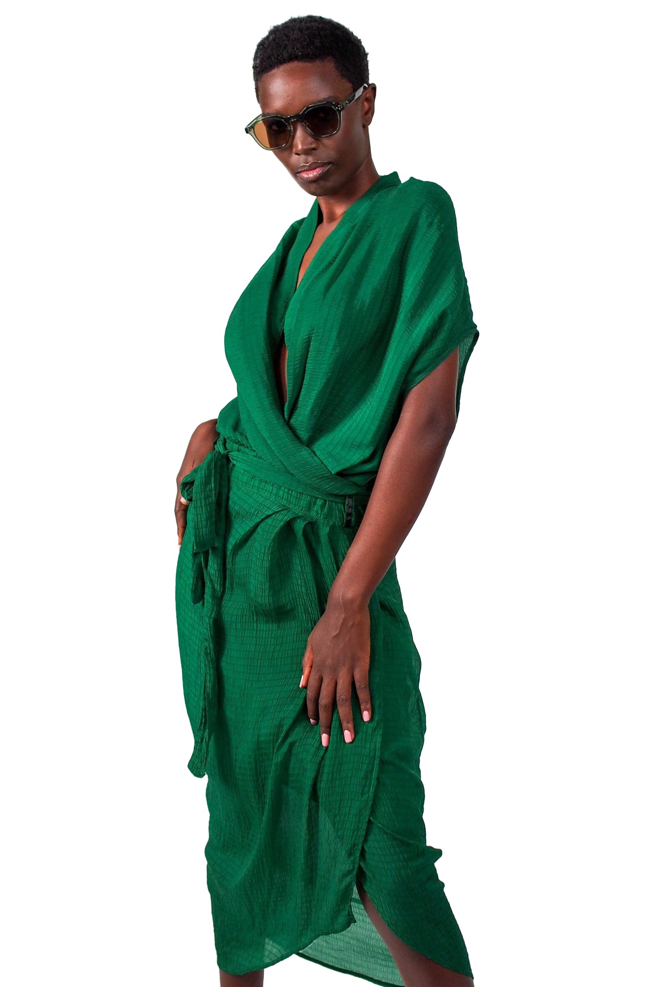 Volta Cupro Dress