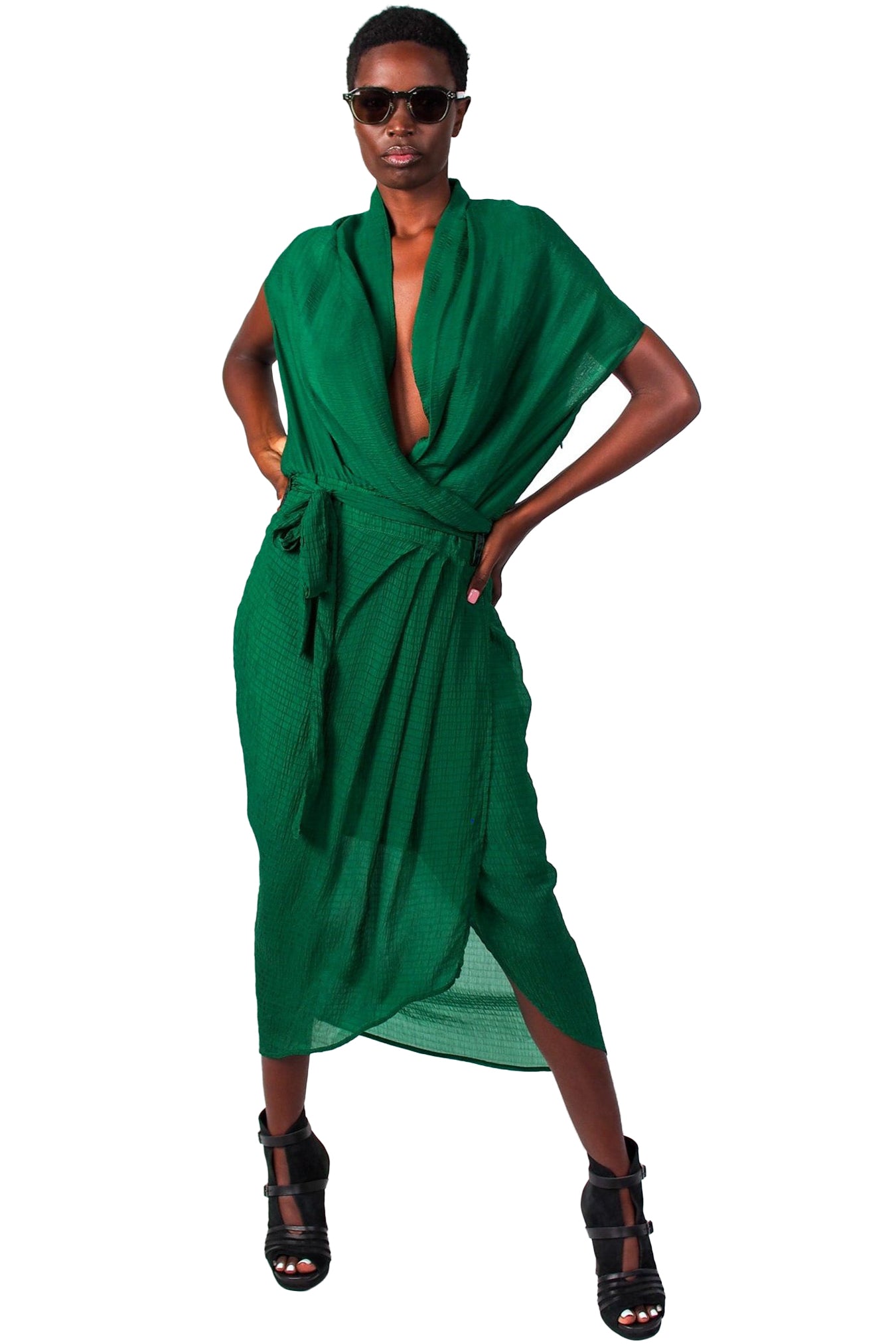 Volta Cupro Dress