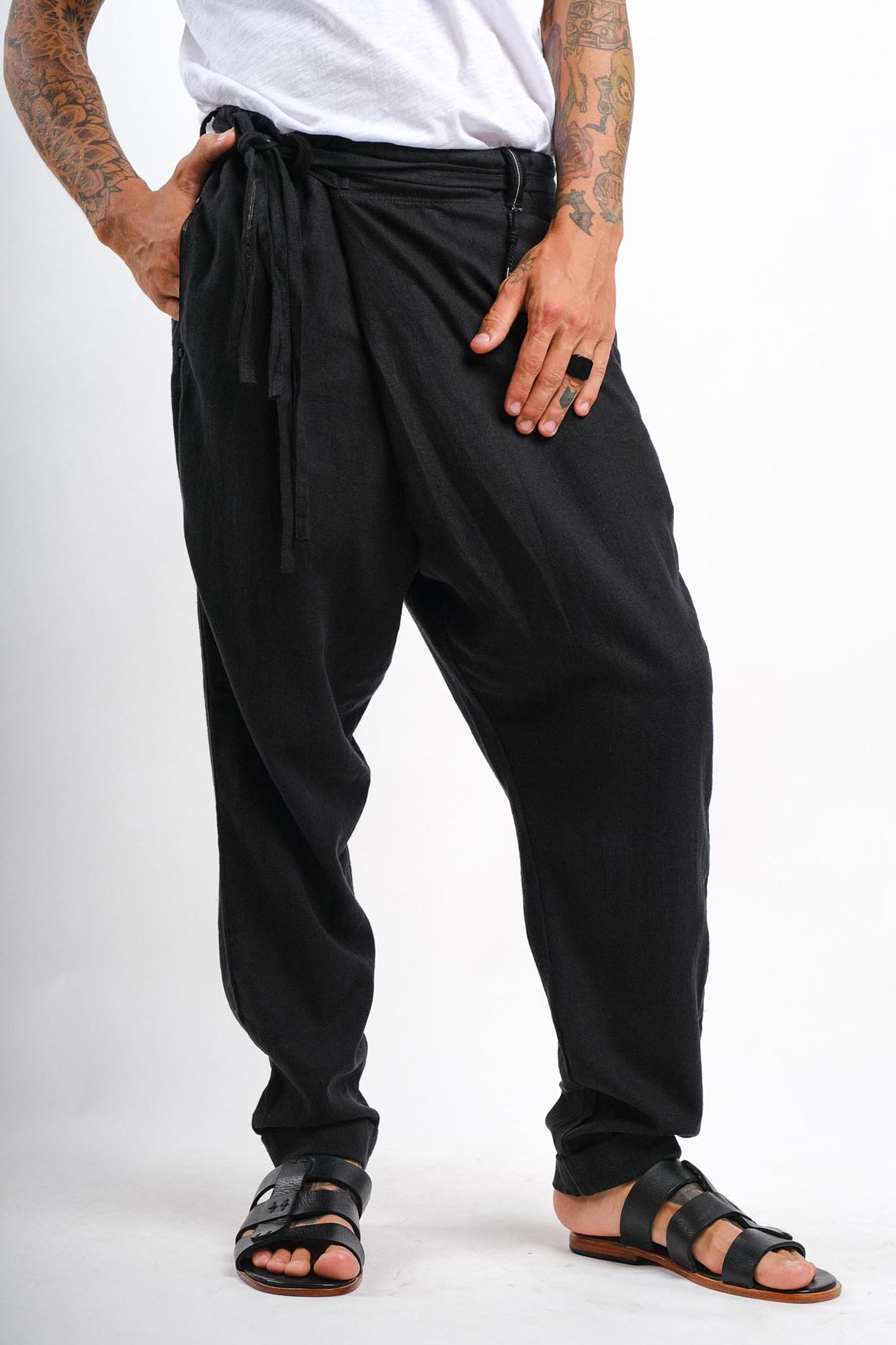 Octans Linen Pant - Gingersnap Bali