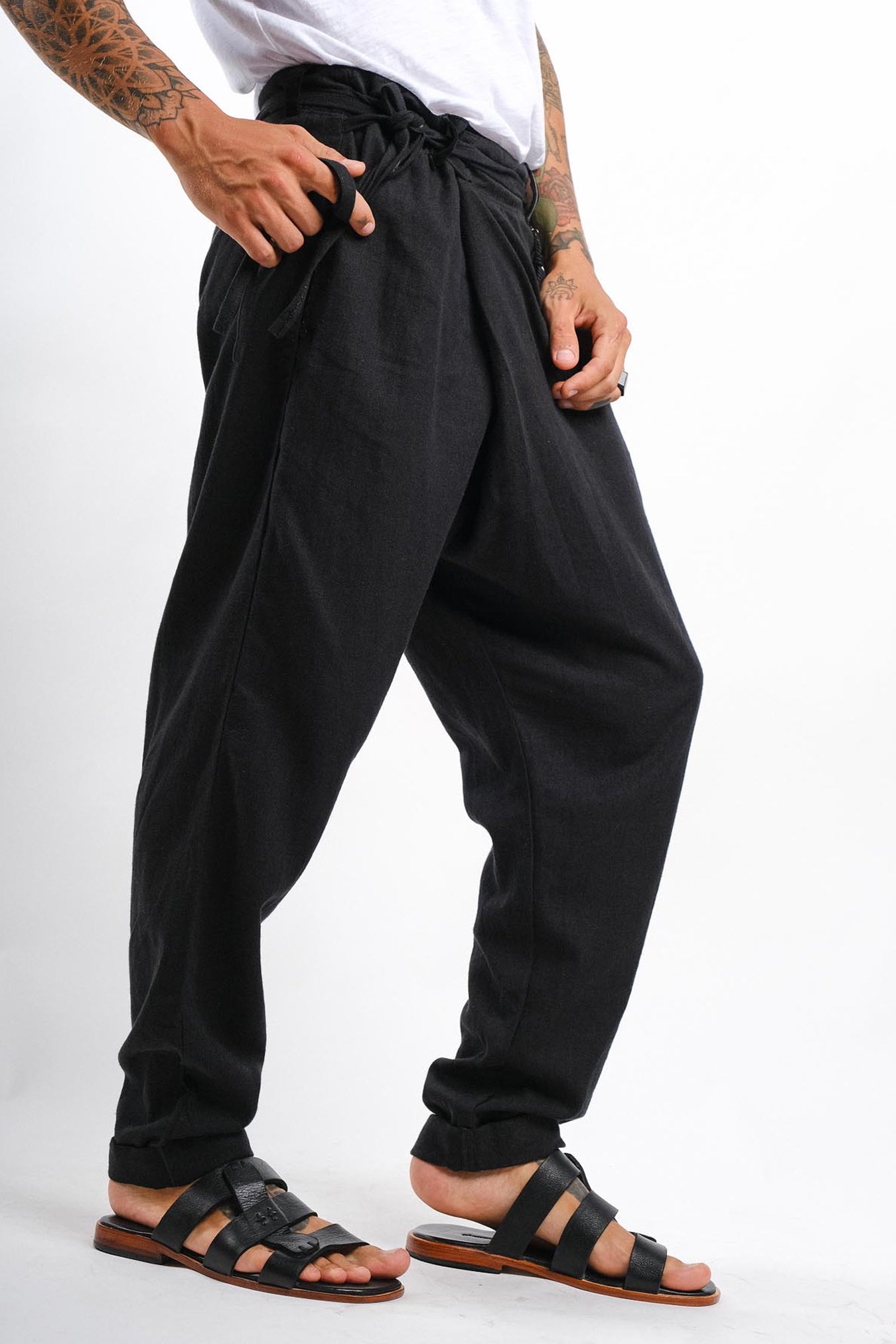 Octans Linen Pant - Gingersnap Bali