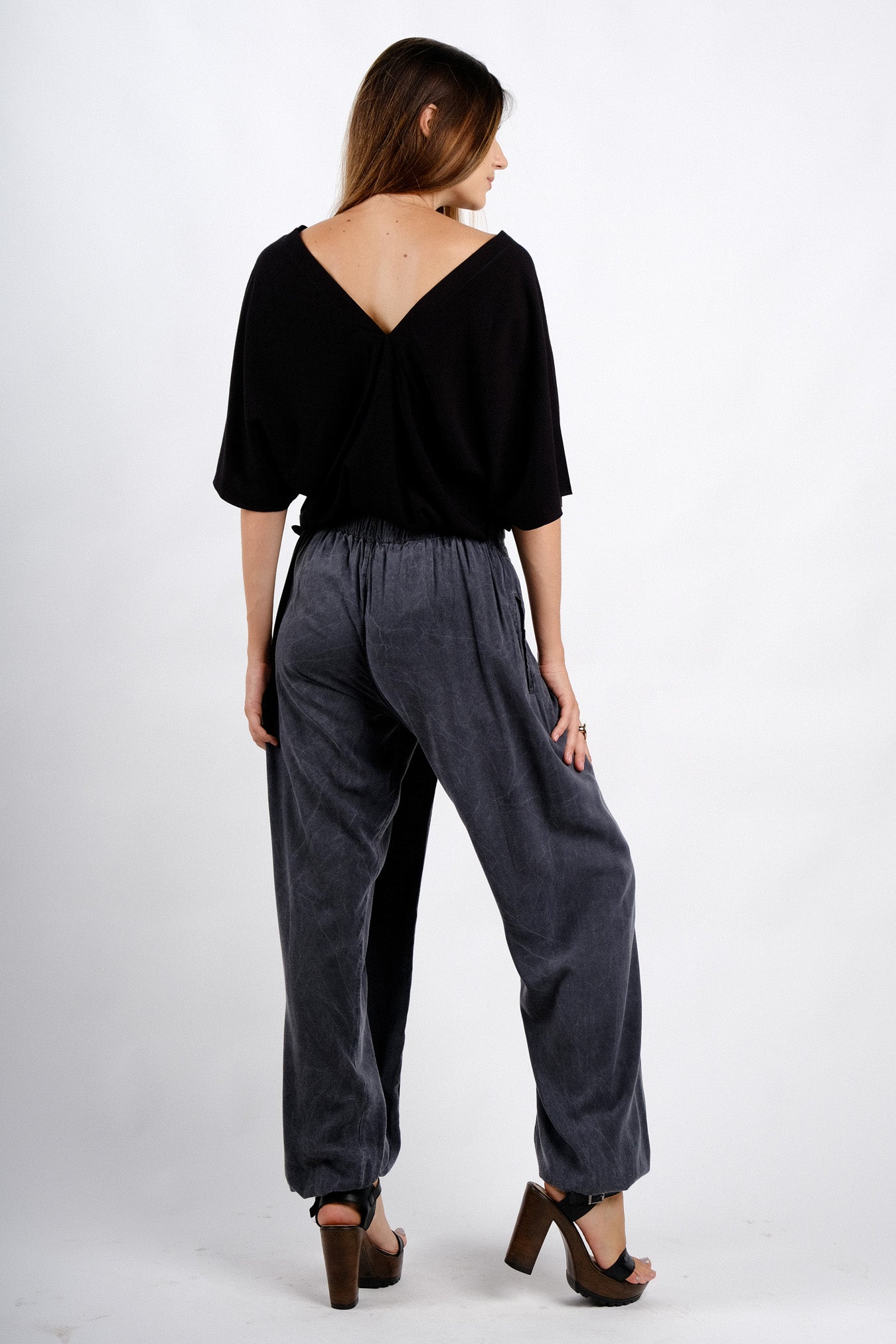 Minota Wide Leg Pant - Gingersnap Bali