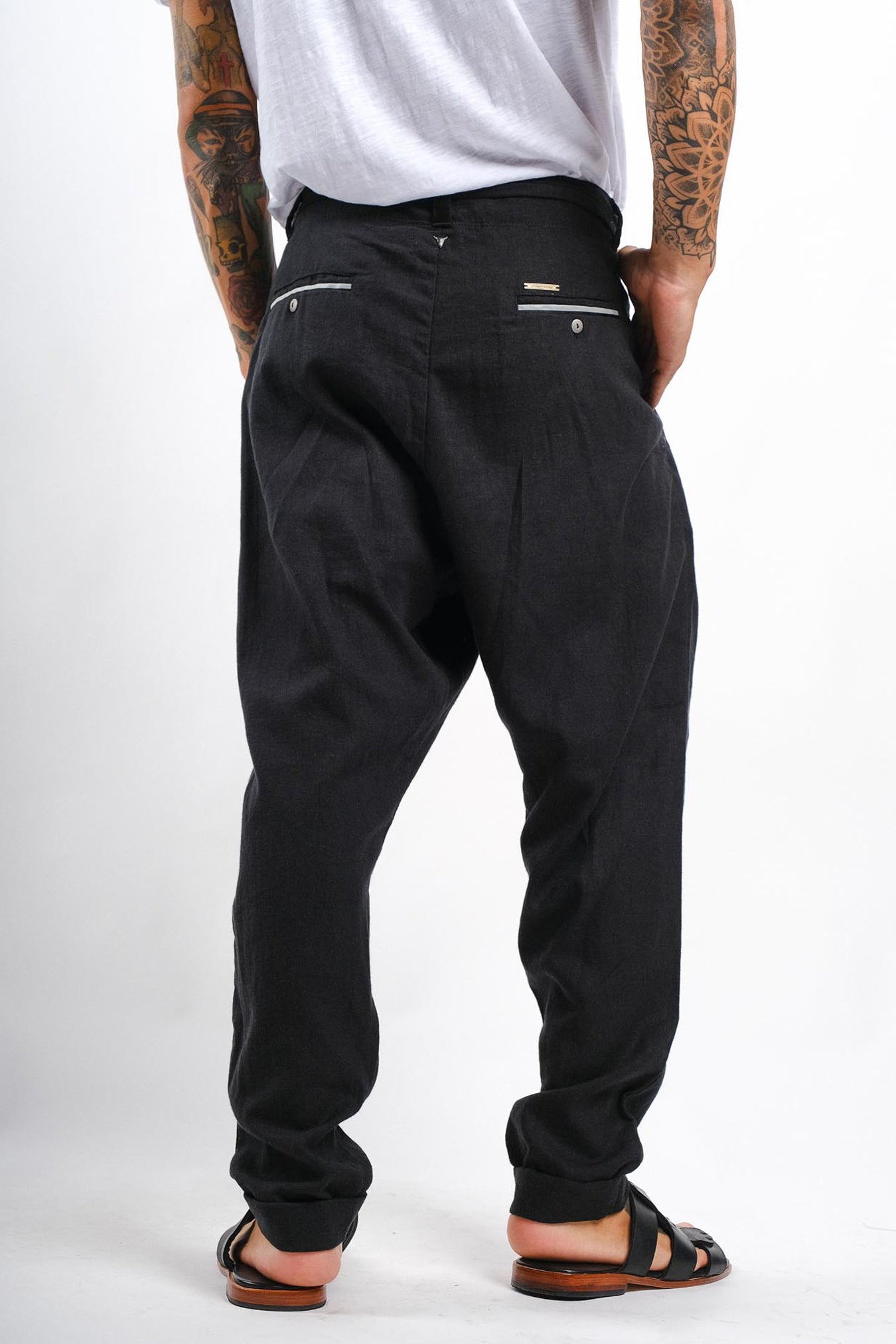 Octans Linen Pant - Gingersnap Bali