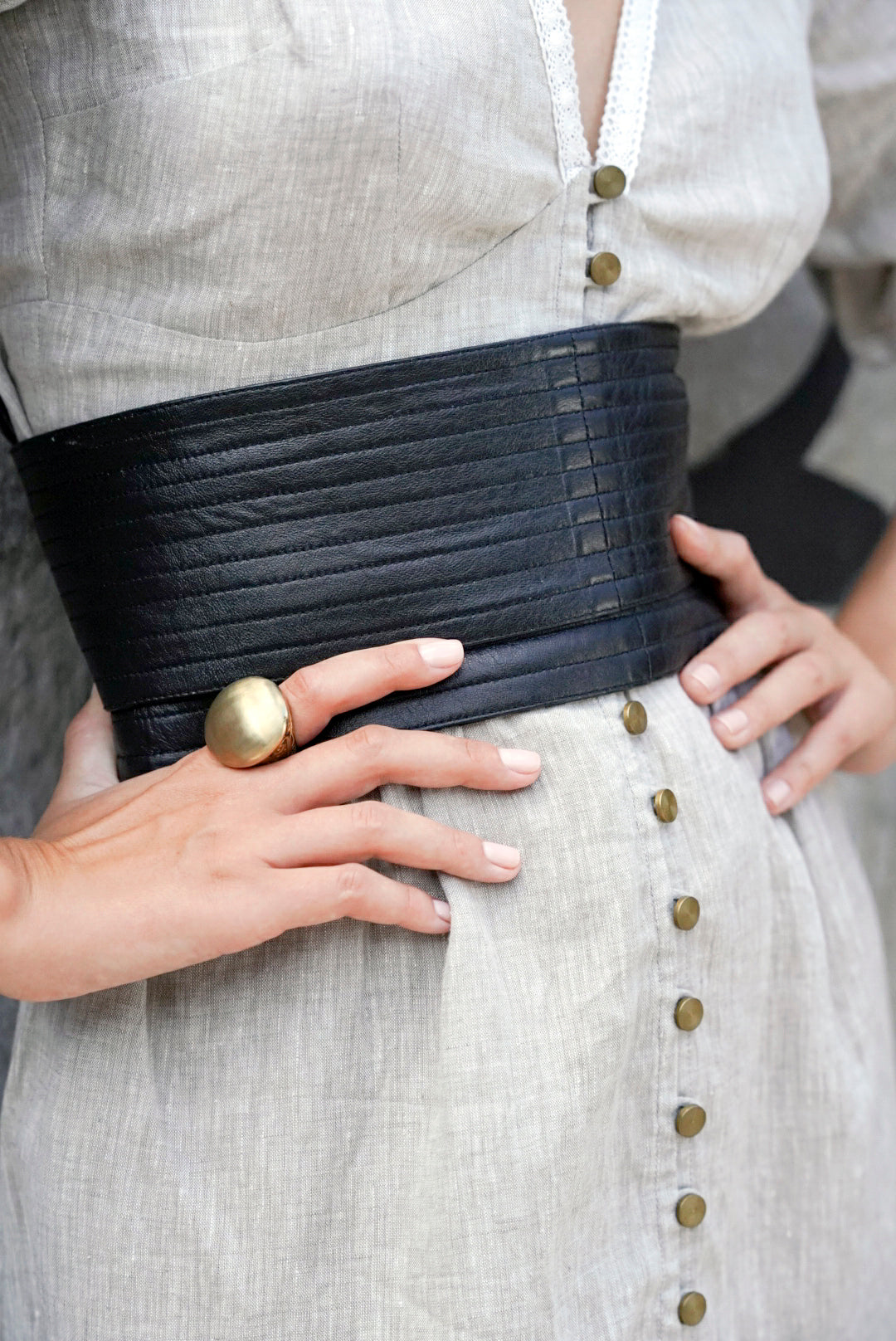 Genji Leather Belt