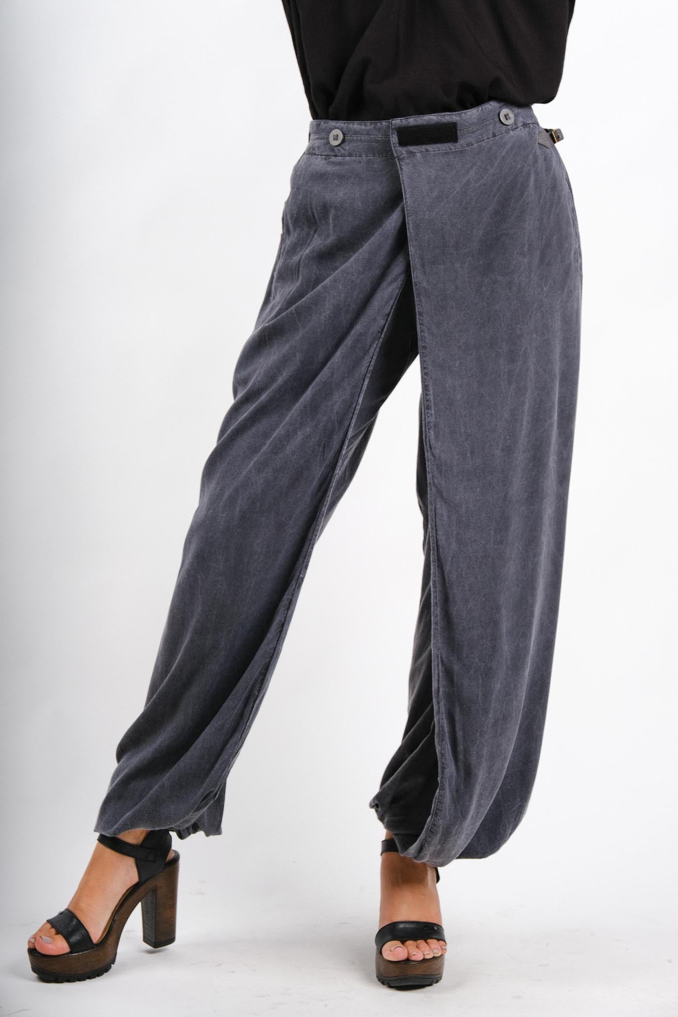 Minota Wide Leg Pant - Gingersnap Bali