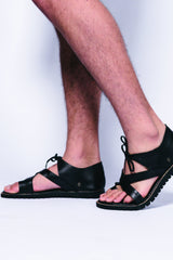 Curie Leather Sandal - Gingersnap Bali