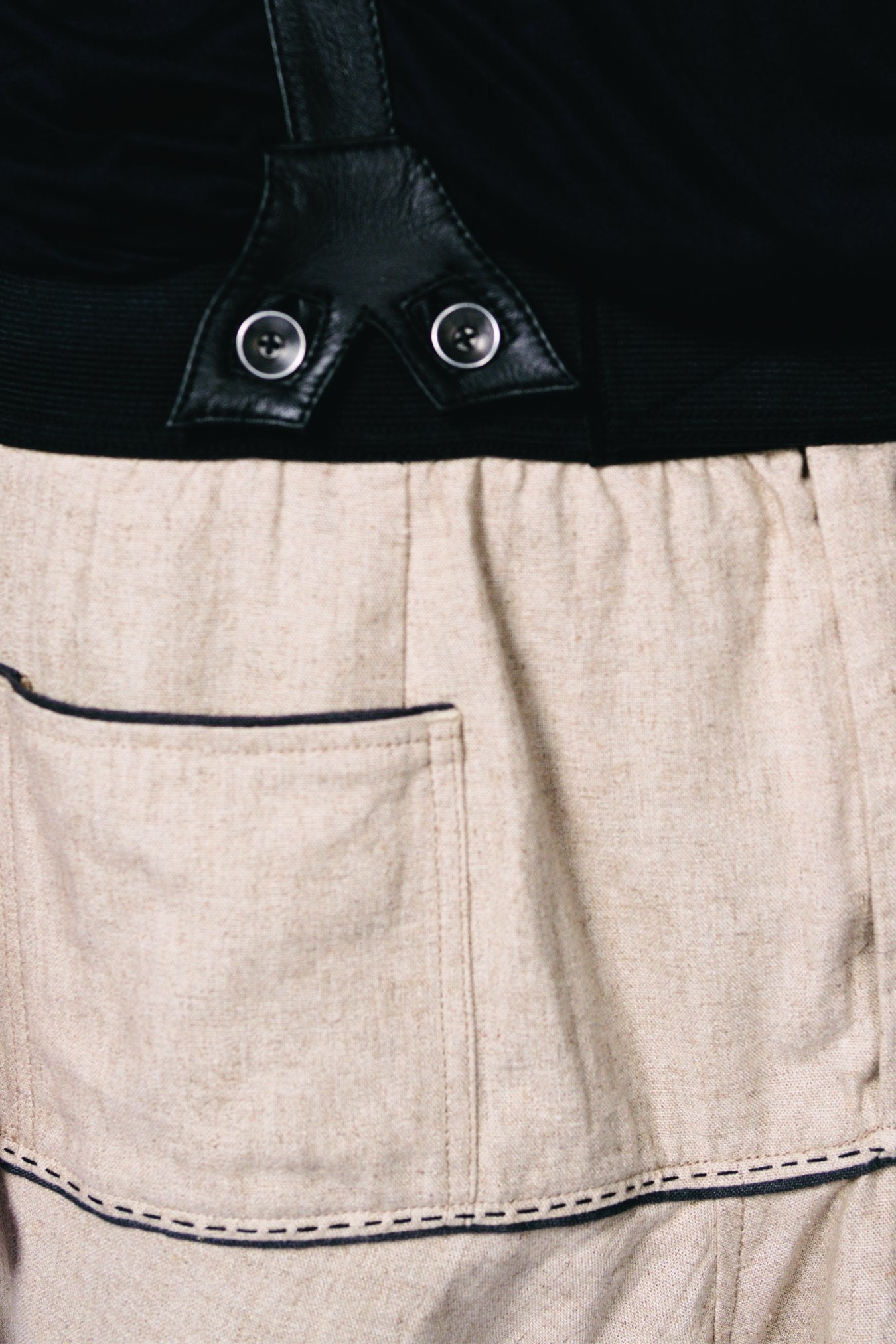 Biskra Linen Pant - Gingersnap Bali