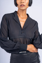 Petula, haut en soie et spandex