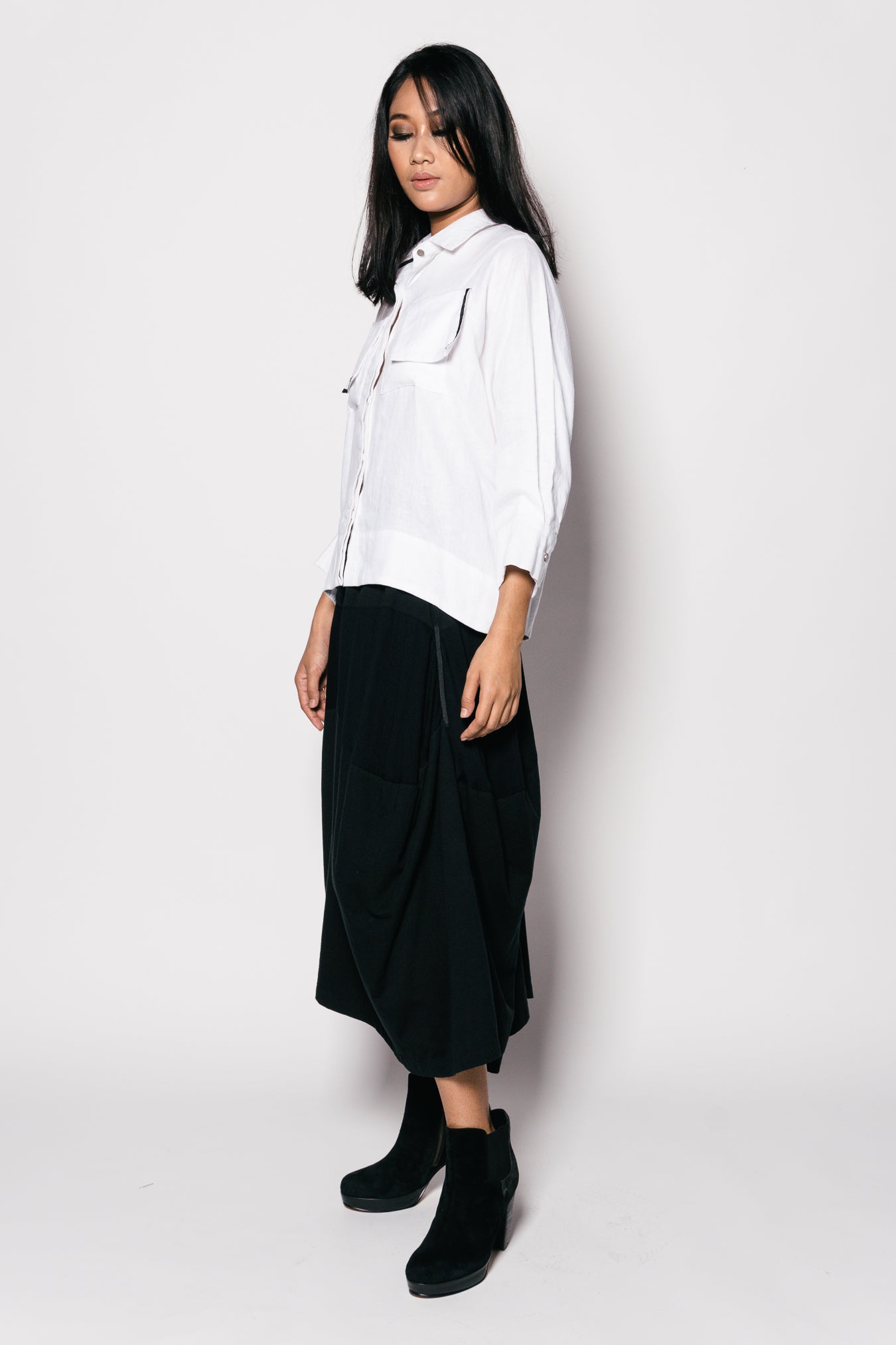 Erika Linen Top - Gingersnap Bali