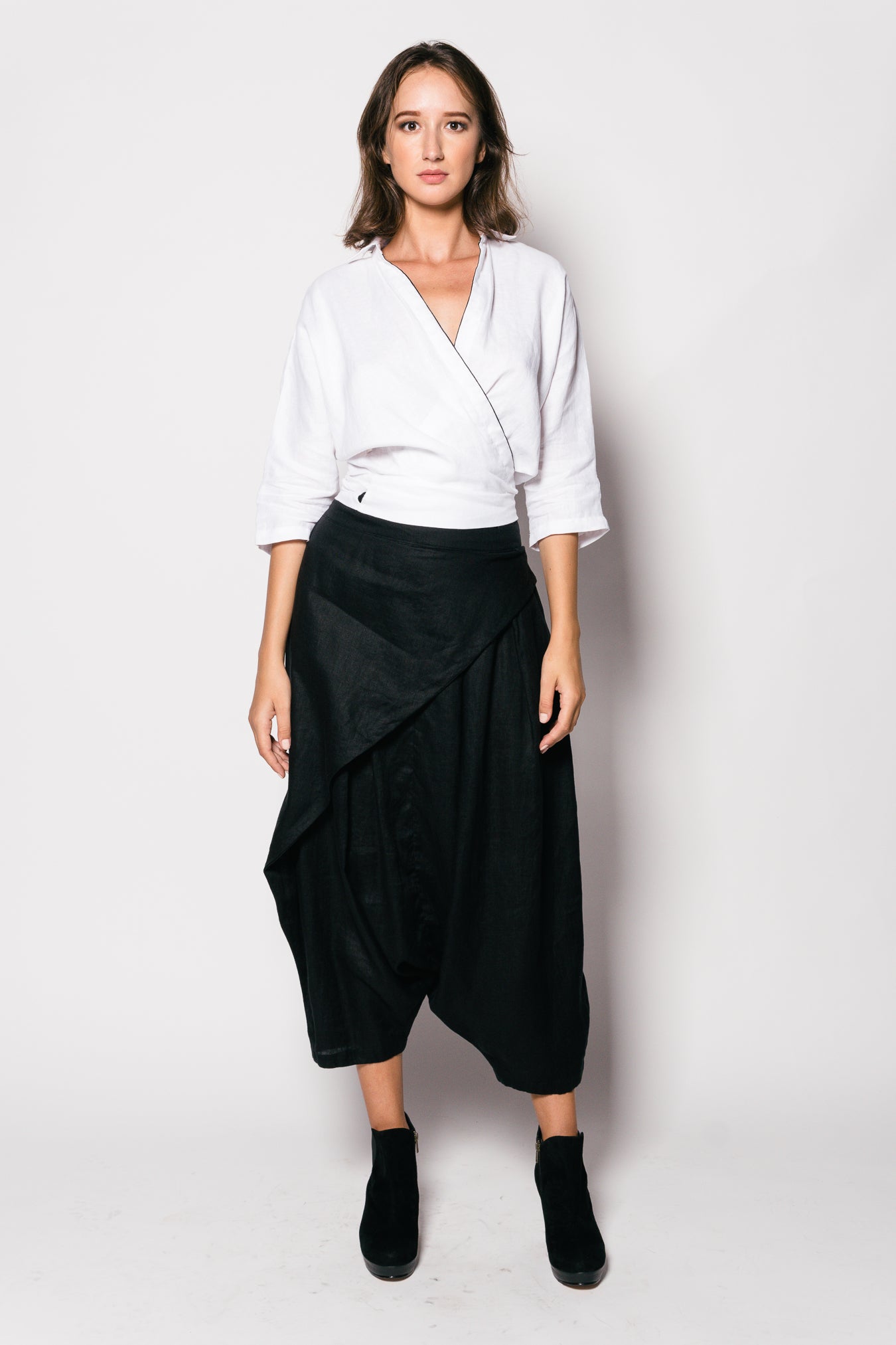 Boyama Linen Pant - Gingersnap Bali